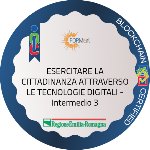 ESERCITARE LA CITTADINANZA ATTRAVERSO LE TECNOLOGIE DIGITALI - Intermedio 3